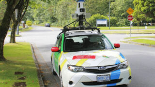 ماشین Google street view لندن نقشه کیفیت هوا کمک