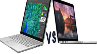 مقایسه مک بوک Pro و لپ تاپ Surfacebook مایکروسافت
