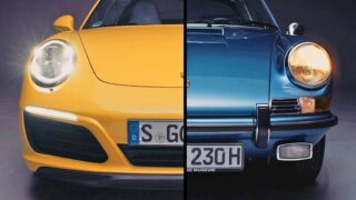 مقایسه پورشه 911 تولید 1970 2017