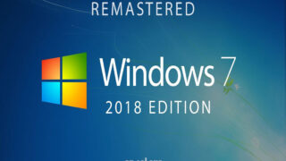 طرح مفهومی Windows 7 نسخه 2018