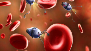 ربات نانو تحقیقات پزشکی خون انسان هدایت