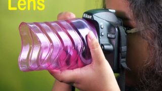 ساخت لنز Macro DSLR با بطری پلاستیکی