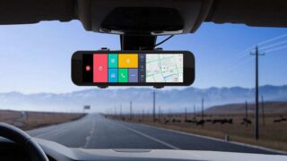 نصب آینه هوشمند 70 MAI Smart اتومبیل