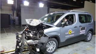 تست تصادف Euro NCAP خودرو Peugeot Rifter