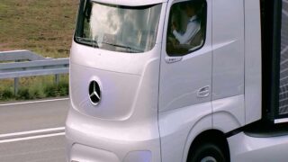 رانندگی مستقل با کامیون خودران Mercedes