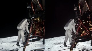 انویدیا با گرافیک RTX تصویر فرود ماه آپولو 11 روز
