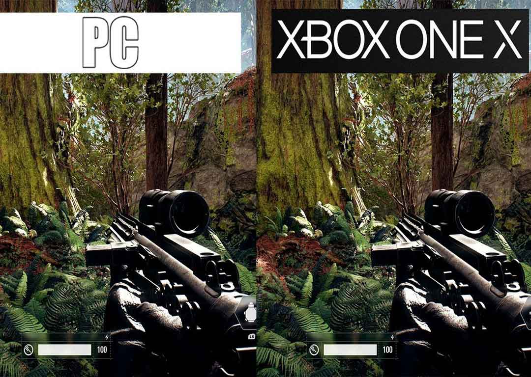 مقایسه گرافیک بازی Battlefield 5 PC 4K Ultra و Xbox One X