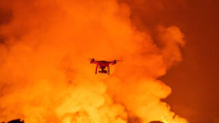 برداری آتش فشان فعال Bardarbunga Volcano پهباد DJI