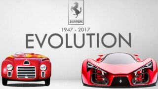 تکامل اتومبیل فراری 2017-1947 مشاهده