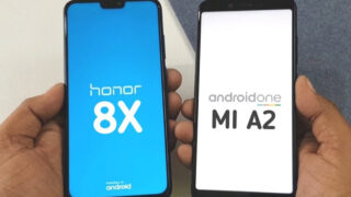 تست سرعت تلفن همراه Honor 8X و موبایل Mi A2