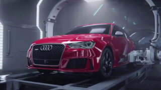 تولد آمدن اتومبیل Audi RS 3