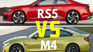 طراح خودرو 2018 Audi RS5 Coupe و خودرو بی ام و M4