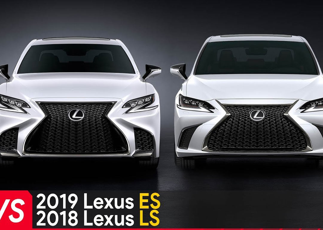 خودرو 2019 Lexus ES و 2018 Lexus LS تفاوت ببینید