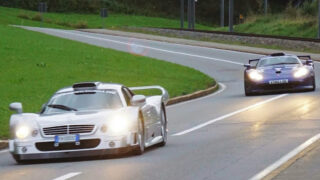 کلیپی خودرو Mercedes CLK GTR AMG Acceleration