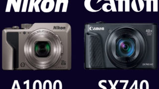 دوربین نیکون A1000 نسبت کانن SX740 HS