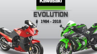 تحول تکامل موتورهای کاوازاکی نینجا 1984 2019