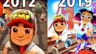 تکامل تحول سری بازی Subway Surfers 2012 - 2019