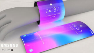 طرح مفهومی موبایل انعطاف پذیر سامسونگ Galaxy Flex 2020
