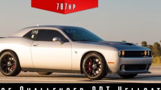 تست بالاترین سرعت خودرو دوج چلنجر SRT Hellcat 2015