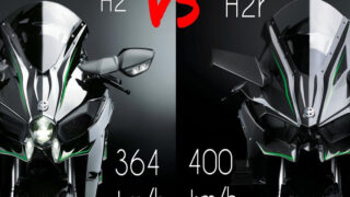مقایسه صدا قدرت خروجی سرعت سوپرموتورهای H2 H2R کاوازاکی