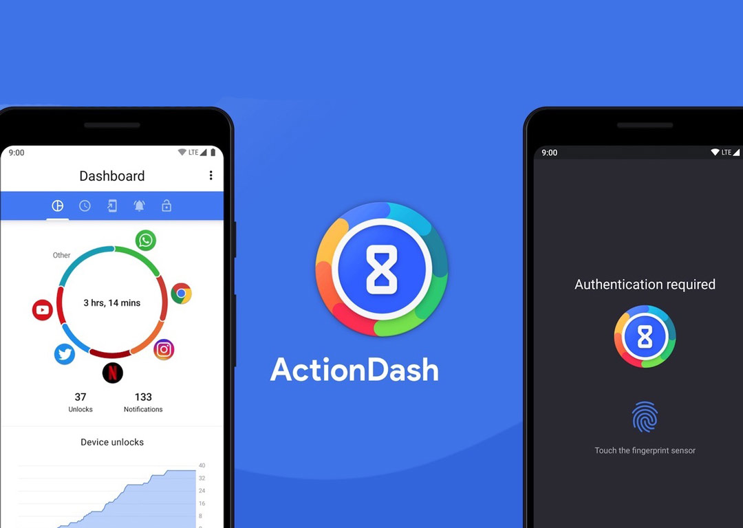 برنامه ActionDash 30 با مصرف موبایلتان کنترل