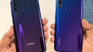 مقایسه سرعت دوربین گوش Honor 20i و Realme 3 Pro