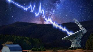اخیرا موج رادیویی مرموزی فضا کهکشان اطراف کشف