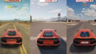 مقایسه بازی ماشینی Forza Horizon سه با خودرو لامبورگینی اونتادور