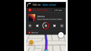 برنامه مسیر Waze پخش همزمان آهنگ یوتیوب پشتیبانی