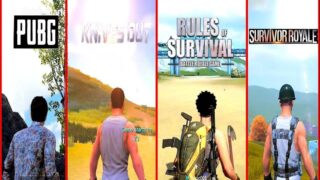 مقایسه بازی پابجی موبایل کنویس اوت Rules Of Survival Survivor Royale