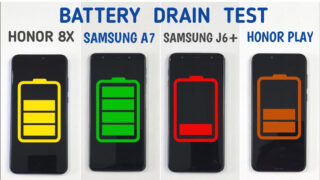 تست شارژ باتری گوشی گلکسی A7 گلکسی J6+ سامسونگ و آنر آنر 8X هواوی