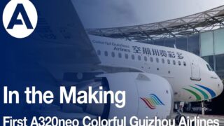 ساخت نخستین هواپیما A320neo خطوط هوایی Colorful Guizhou