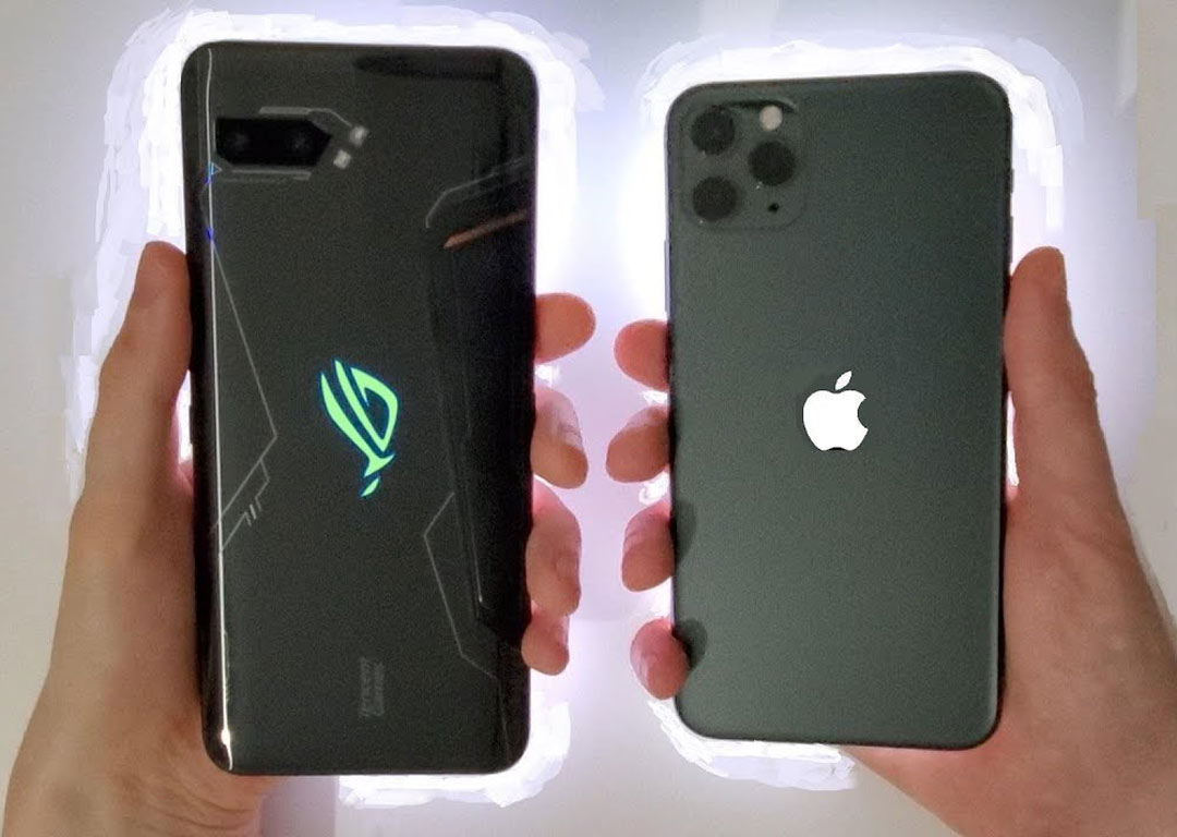 rog phone 2 vs iphone xr