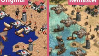 مقایسه گرافیک بازی Age of Empires 2 کامپیوتر نسخه اصلی بازسازی شده