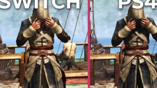 مقایسه گرافیک بازی Assassin's Creed 4 Black Flag نینتندو سوئیچ PS4