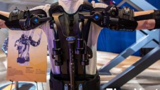 نمایش ربات اسکلت بندی فورد نمایشگاه المللی اتومبیل کانادا