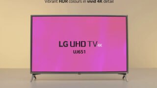 تلویزیون Ultra HD 4K ال جی نسخه UJ651V