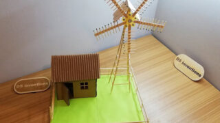 ساخت مقوا با مدل ماکت آسیاب بادی