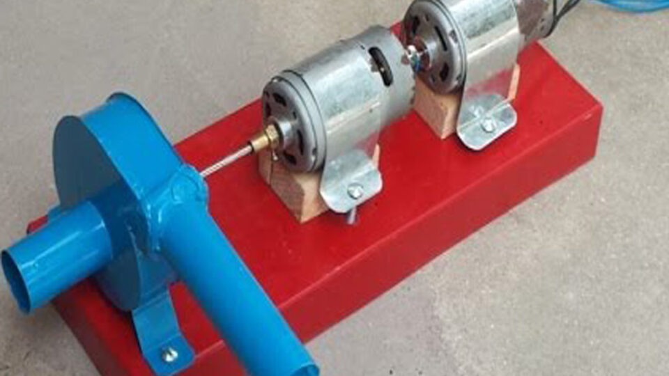 نحوه ساخت یک پمپ آب دو موتوره با قدرت بالا