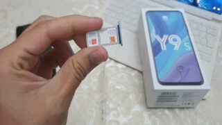 اندازی فعال سیم کارت مموری گوشی همراه هواوی Y9S 2020