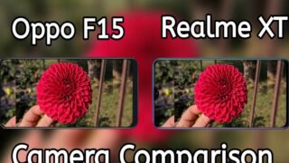 مقایسه تست کیفیت دوربین گوشی اوپو F15 ریلمی XT