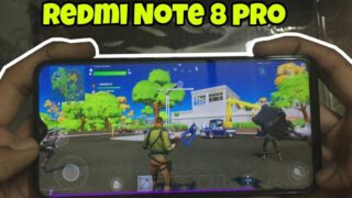 تست بازی فورتنایت Fortnite گوشی ردمی نوت 8 پرو شیائومی