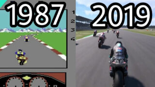 تکامل تاریخچه بازی موتوری MotoGP 1987 2019