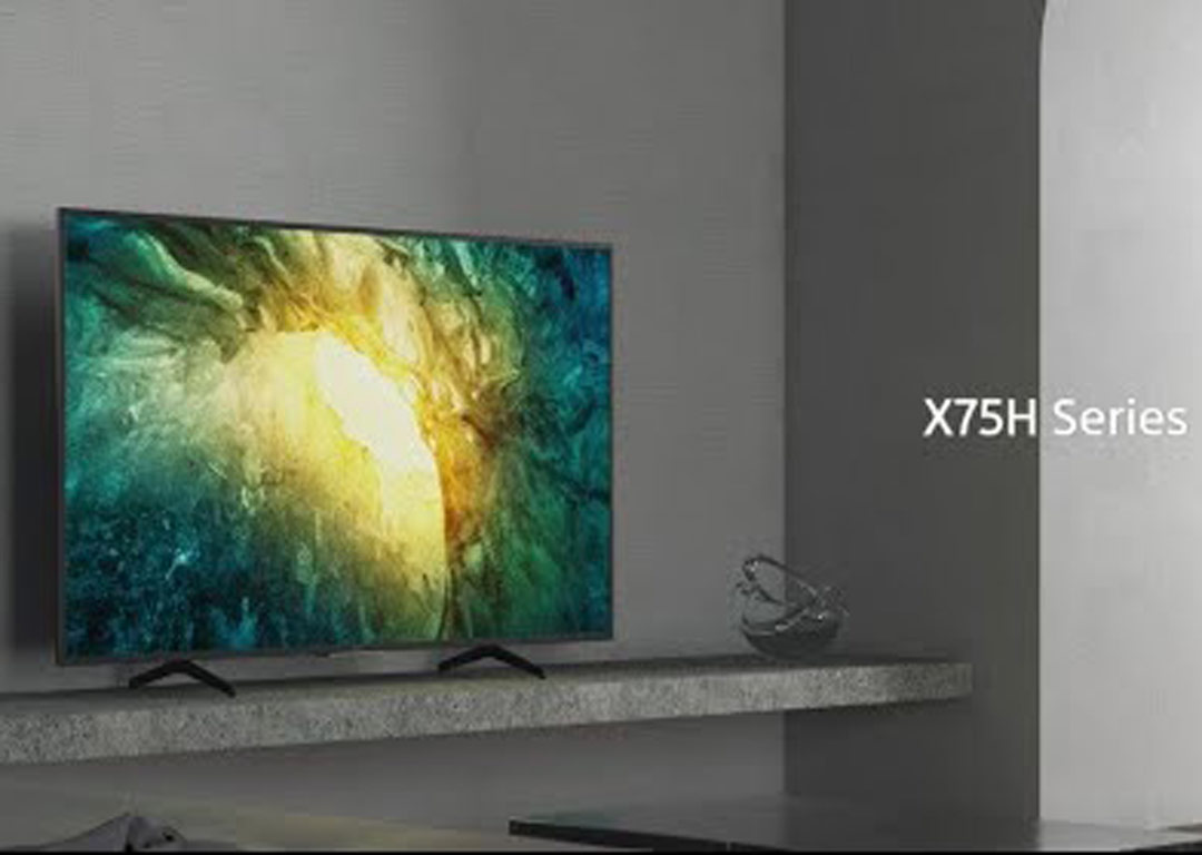 سری تلویزیون سونی براویا X75H با کیفیت 4K HDR