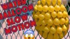 بادکنک های پر شده با آب در اسلوموشن شگفت آور به نظر می رسند !