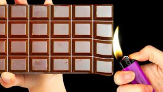 ترفند کاربردی تزئین خوراکی با شکلات