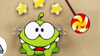 ساخت بازی Cut the Rope با مقوا