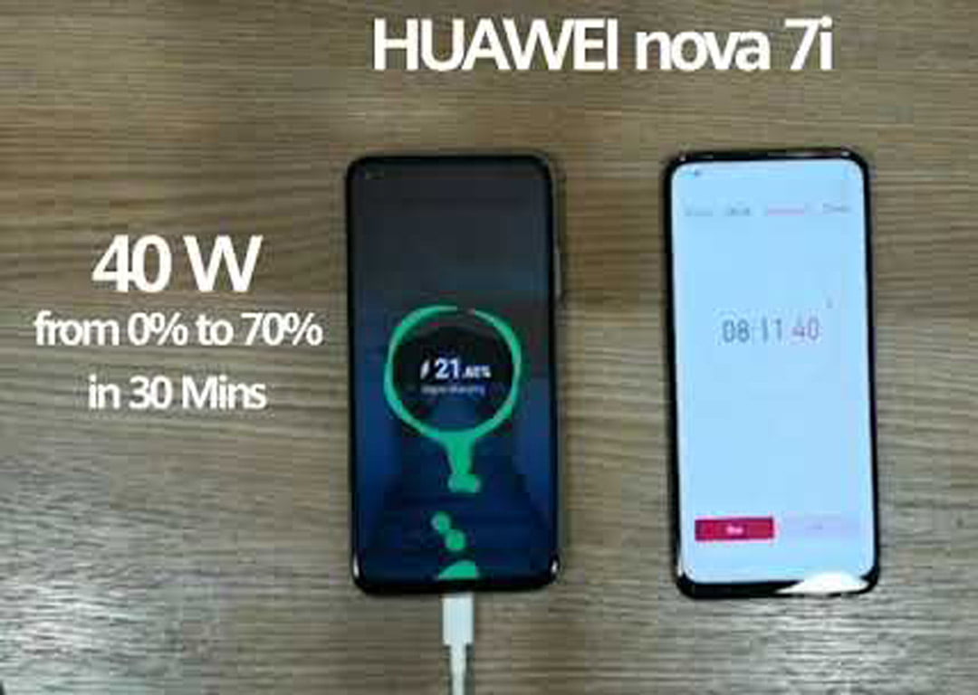 nova 7i charger watt