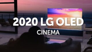 تلویزیون OLED 2020 ال جی سینما درک