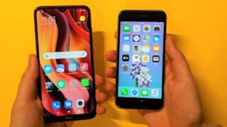 تست سرعت گوشی ردمی 8 شیائومی و آیفون 6s اپل